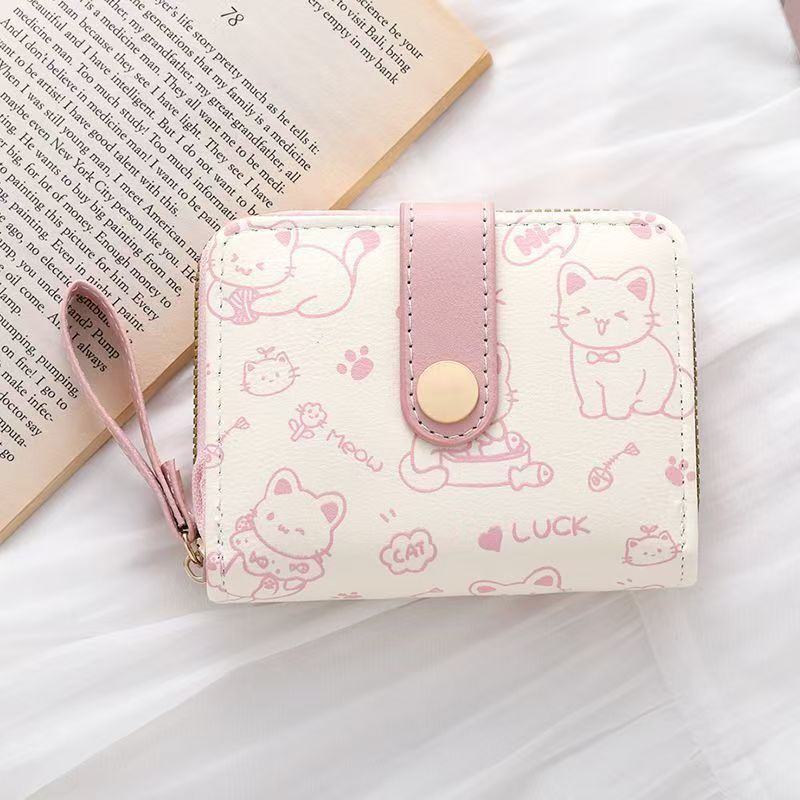 Matte Leather Small Women Wallet Luxury Brand Famous Mini Womens Wallets And Purses Short Female Coin Purse Credit Card Holde