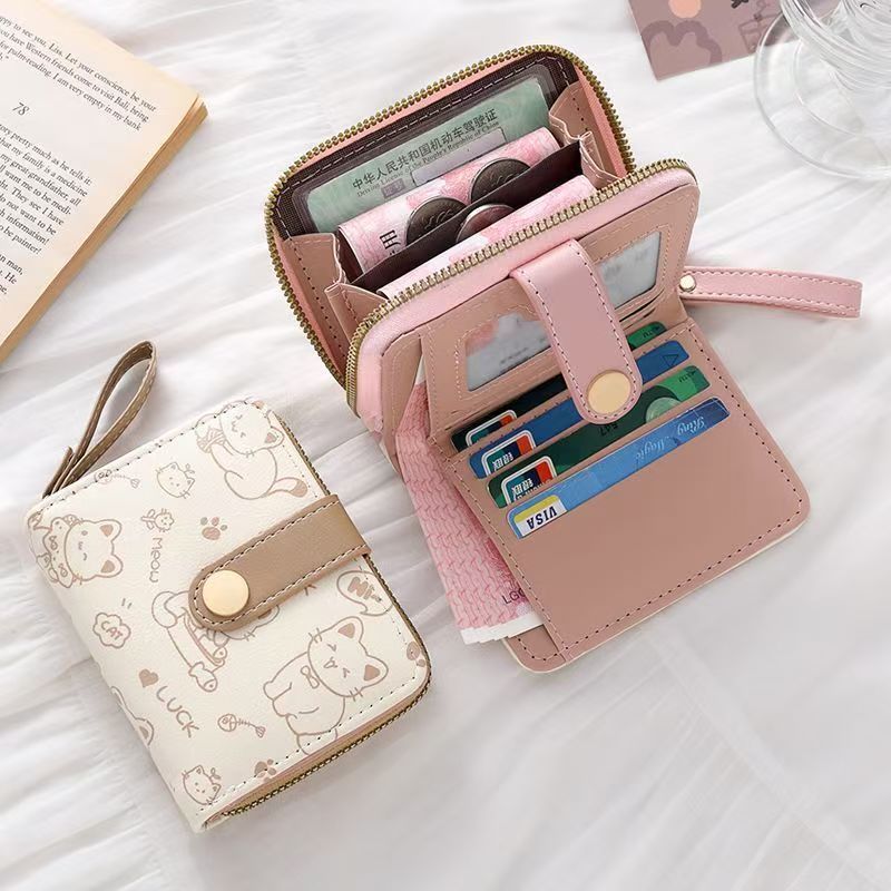 Matte Leather Small Women Wallet Luxury Brand Famous Mini Womens Wallets And Purses Short Female Coin Purse Credit Card Holde