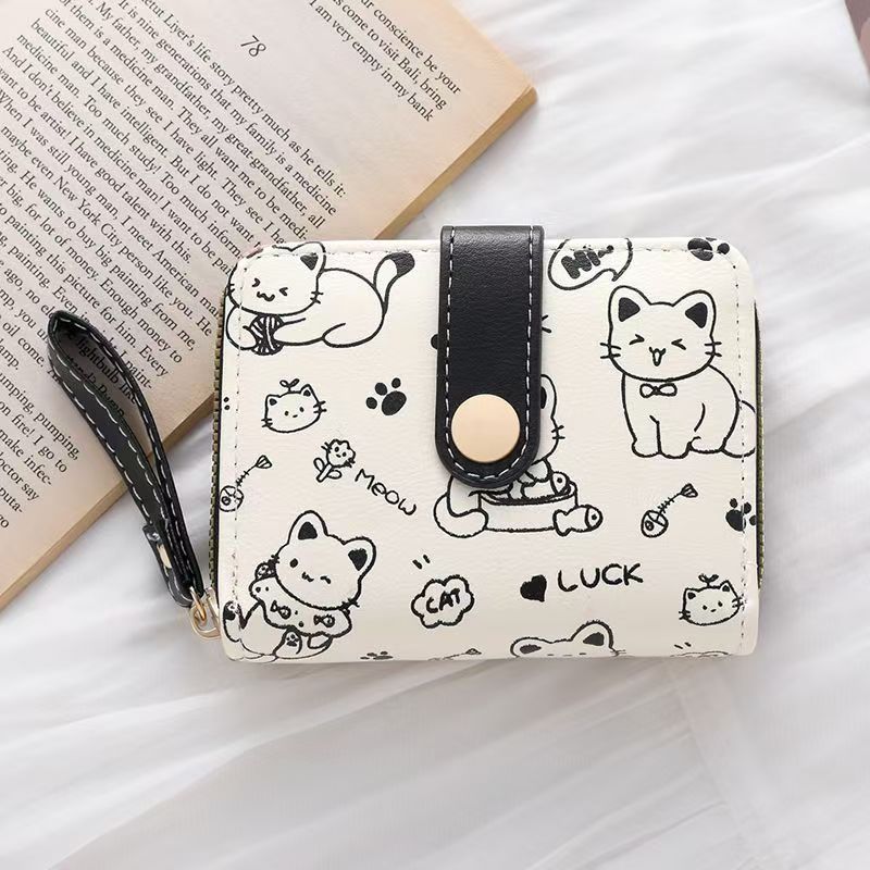 Matte Leather Small Women Wallet Luxury Brand Famous Mini Womens Wallets And Purses Short Female Coin Purse Credit Card Holde
