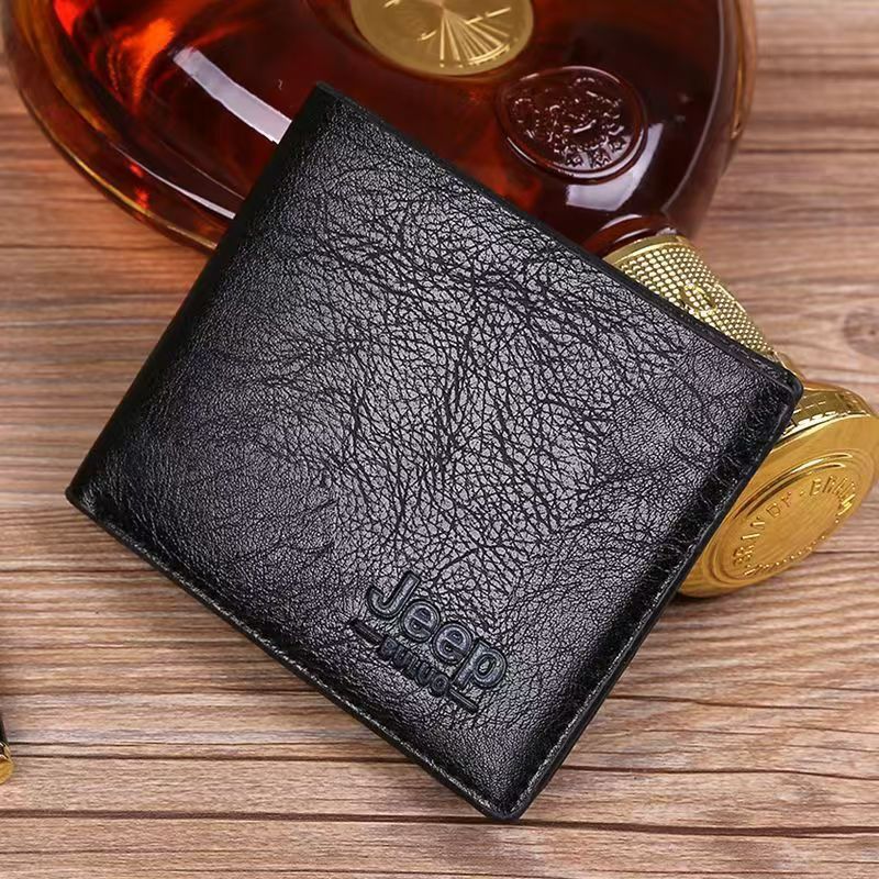 Men Wallets Mens Jeep Wallet with Coin Bag Small Money Purses New Design Dollar Slim Purse Money Clip Wallet