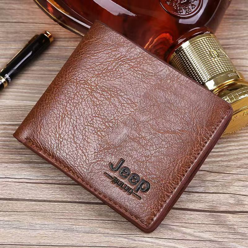 Men Wallets Mens Jeep Wallet with Coin Bag Small Money Purses New Design Dollar Slim Purse Money Clip Wallet