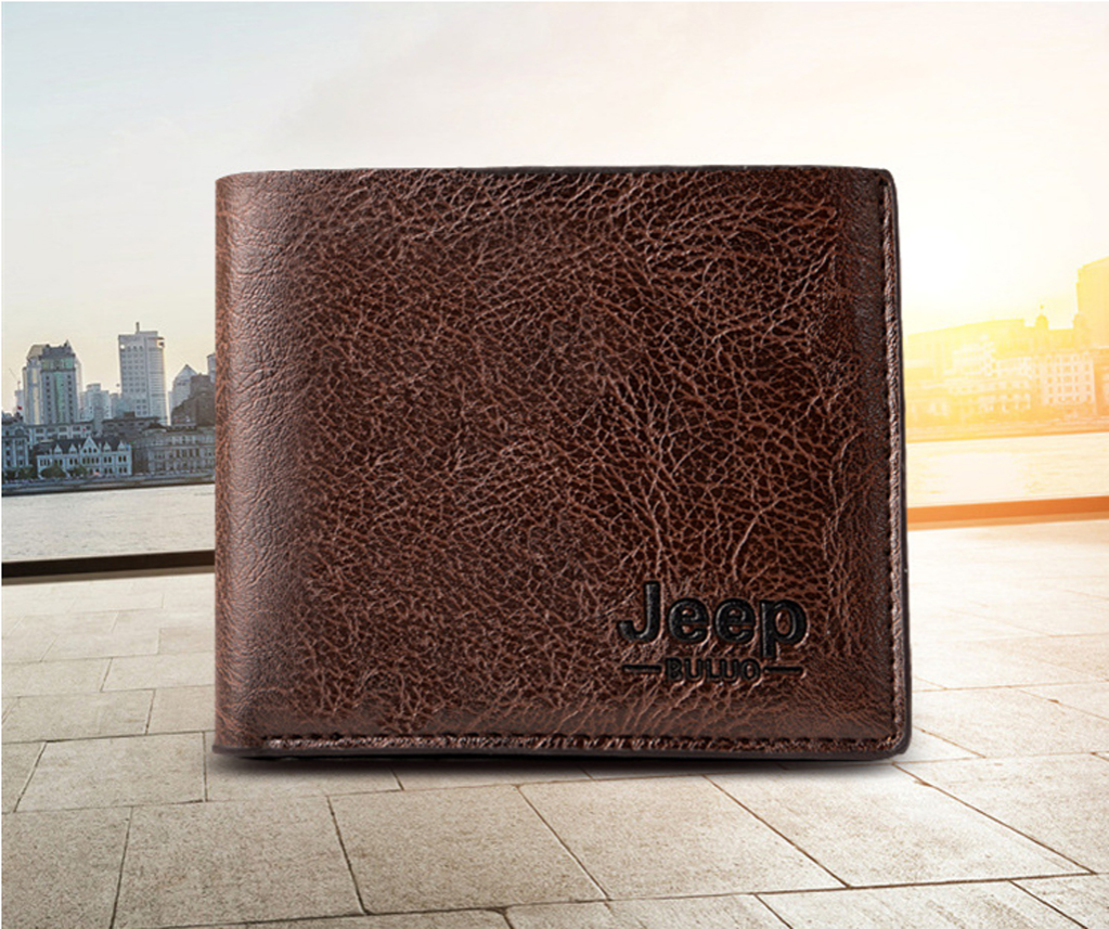 Men Wallets Mens Jeep Wallet with Coin Bag Small Money Purses New Design Dollar Slim Purse Money Clip Wallet