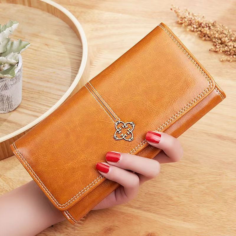 Women Wallets Fashion Long Cultch Card Holder Classic Female Phone Purses Zipper Wallet For Women Pu Leather Money Bag