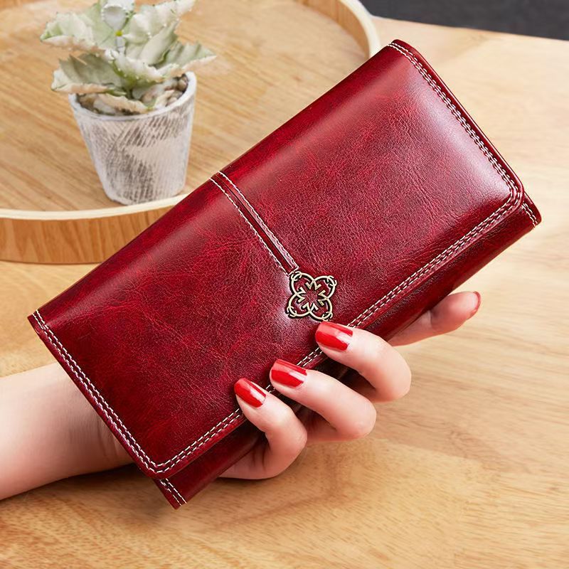 Women Wallets Fashion Long Cultch Card Holder Classic Female Phone Purses Zipper Wallet For Women Pu Leather Money Bag