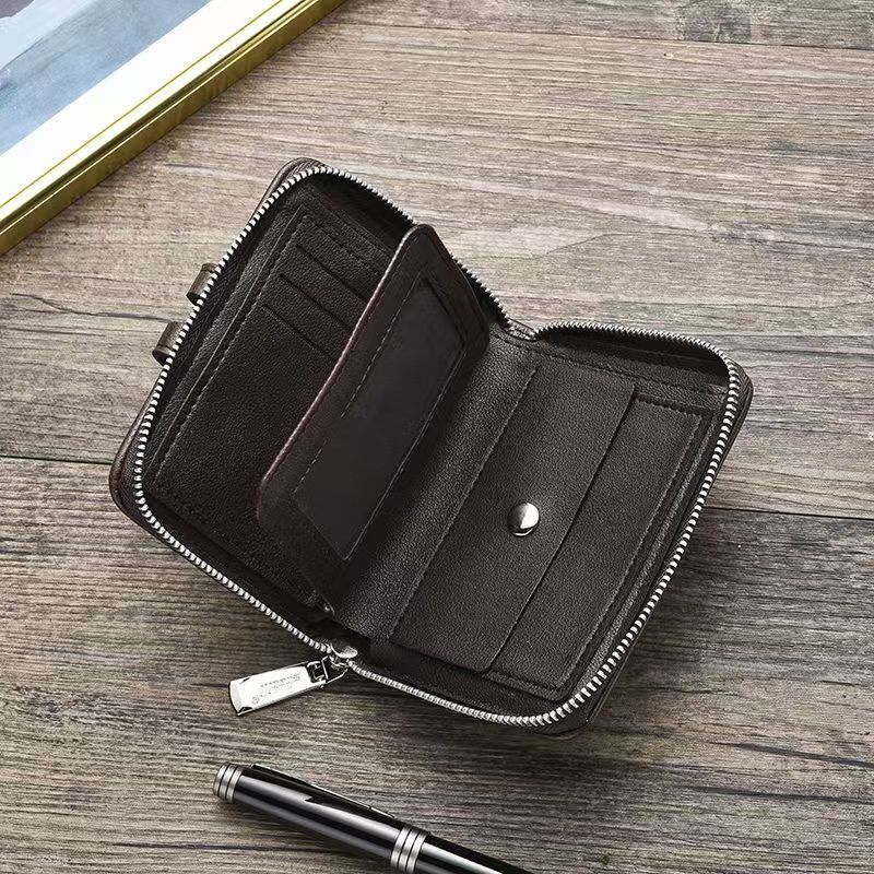 Brand Wallet Men Leather Wallets Purse Short Male Clutch Mens Money Bag Quality Guarantee