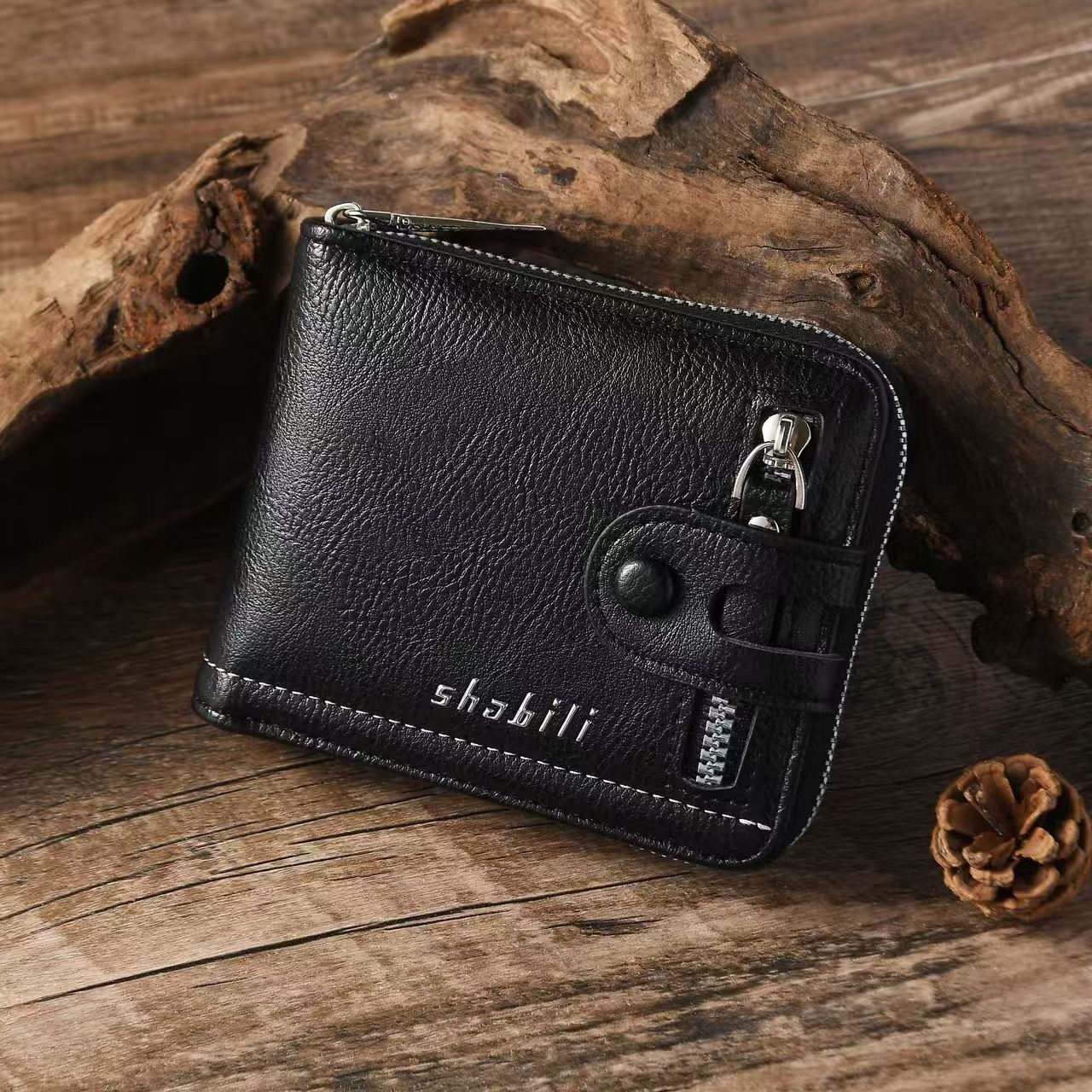 Brand Wallet Men Leather Wallets Purse Short Male Clutch Mens Money Bag Quality Guarantee