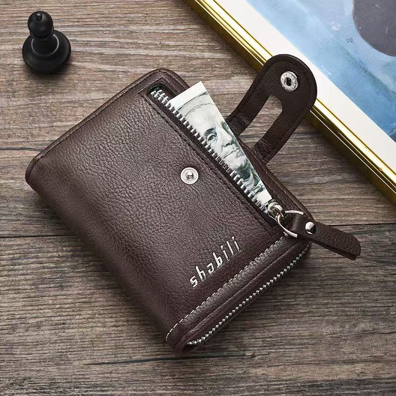 Brand Wallet Men Leather Wallets Purse Short Male Clutch Mens Money Bag Quality Guarantee