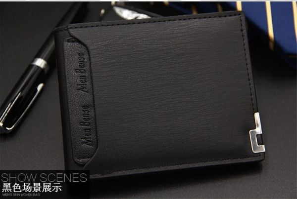 Men Leather Wallet Male Genuine Purse Money Clip Bag Short Small Credit Card Holder Coin Pouch Gift