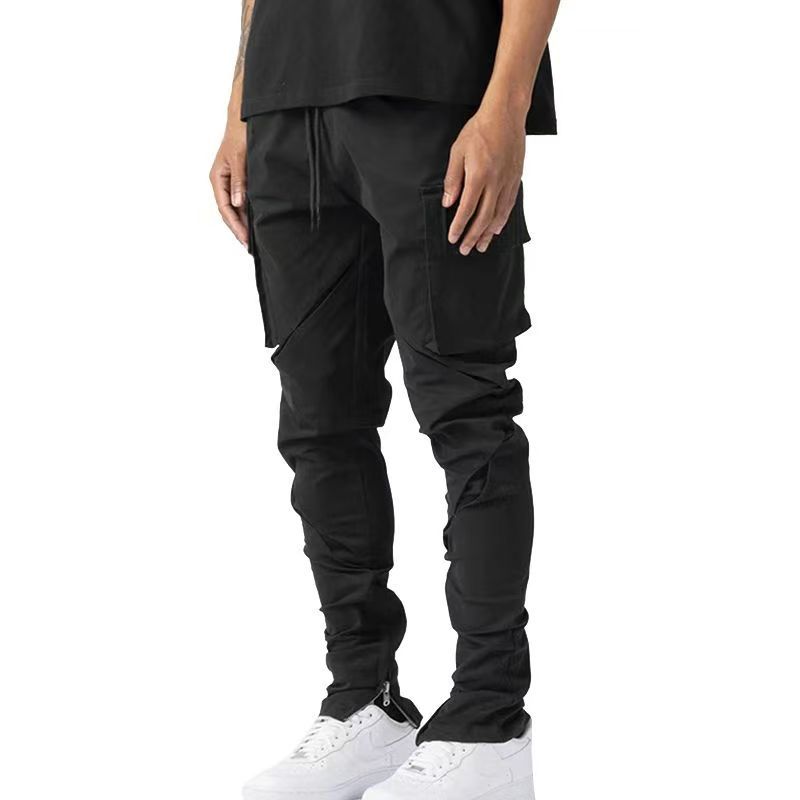 Men's Lightweight Pants Breathable Summer Casual Long Trousers Male Waterproof Quick Dry Cargo Pants