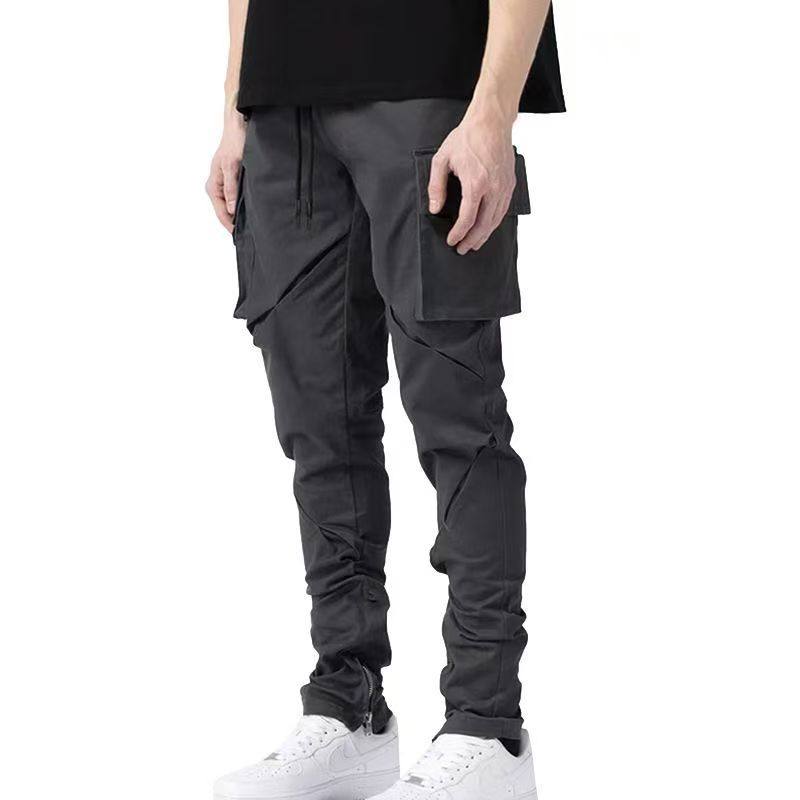 Men's Lightweight Pants Breathable Summer Casual Long Trousers Male Waterproof Quick Dry Cargo Pants
