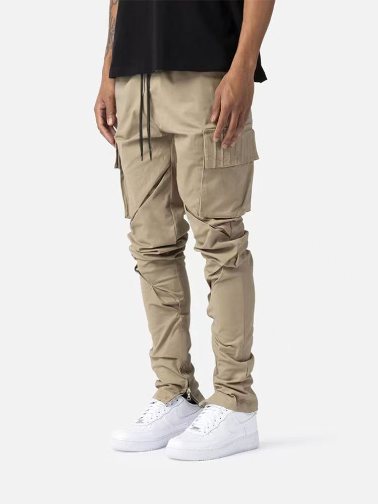 Men's Lightweight Pants Breathable Summer Casual Long Trousers Male Waterproof Quick Dry Cargo Pants