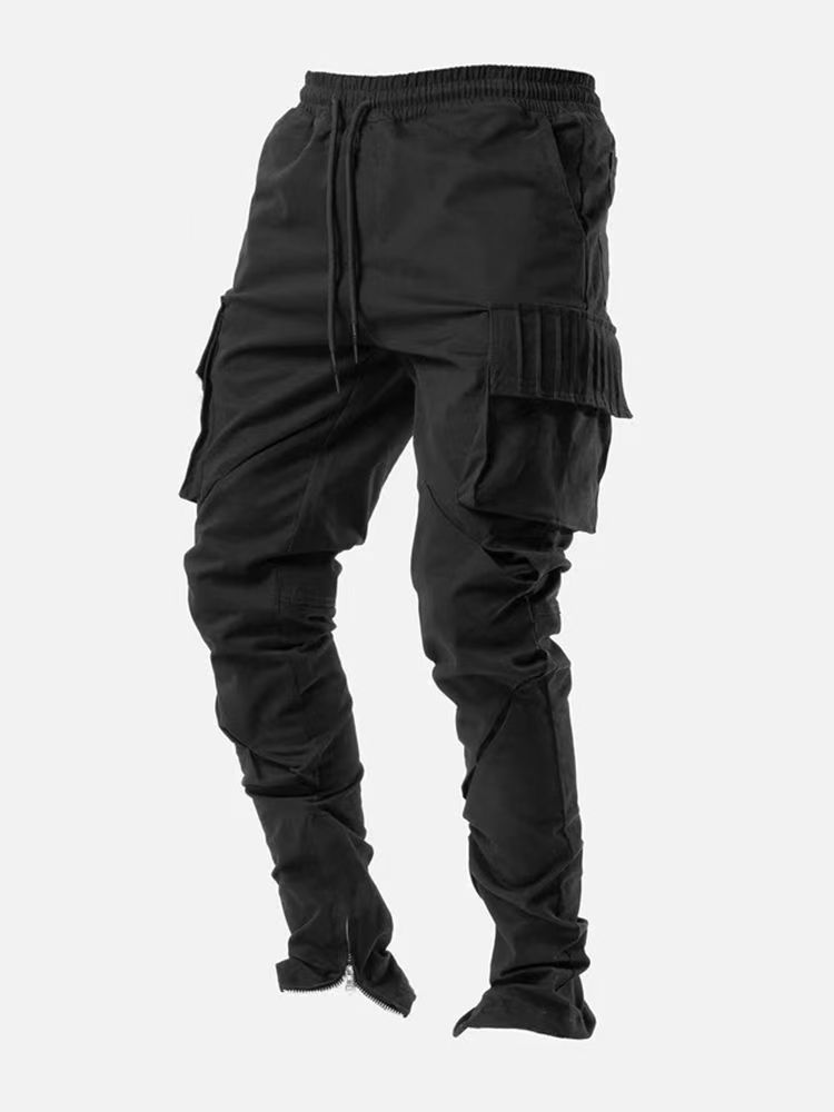 Men's Lightweight Pants Breathable Summer Casual Long Trousers Male Waterproof Quick Dry Cargo Pants