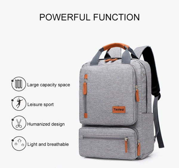 Casual business men's computer backpack lightweight 15.6-inch laptop bag ladies anti-theft travel backpack
