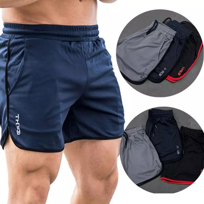 M-3XL Color Summer Jogging Sports training Shorts Fitness Quick Dry Mens Workout Jogger Gym Shorts Running Shorts Men