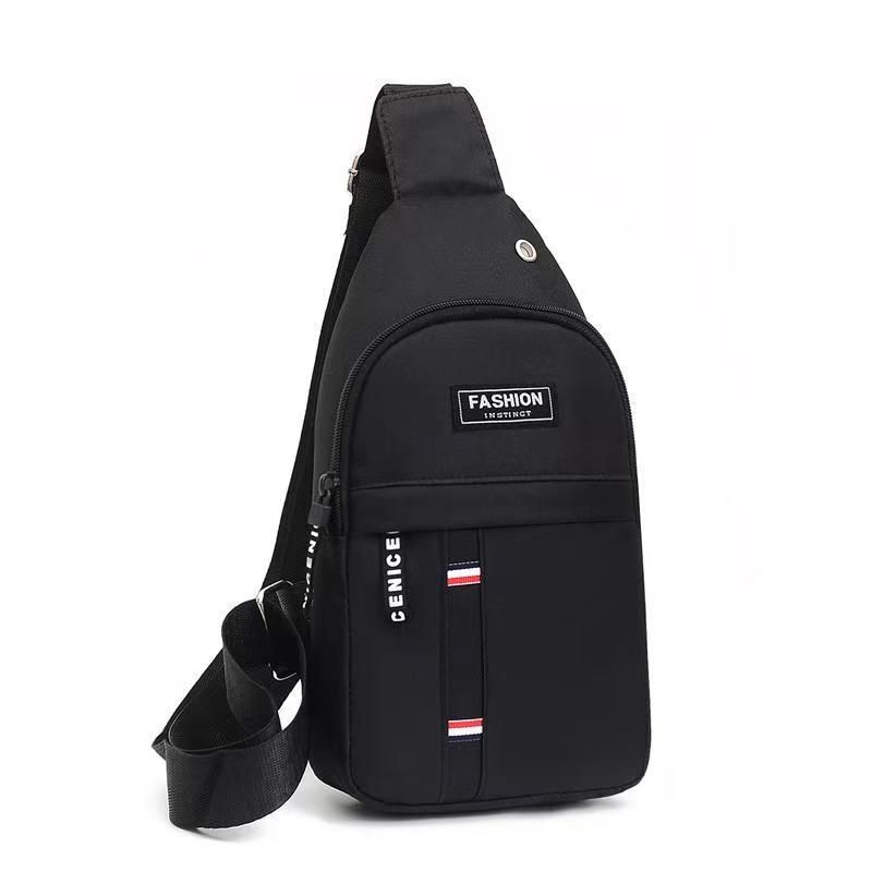 New men's chest bag diagonal bag travel small backpack cross-body bag multi-functional fashion casual men's bag