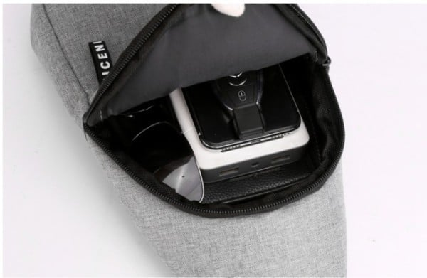 New men's chest bag diagonal bag travel small backpack cross-body bag multi-functional fashion casual men's bag