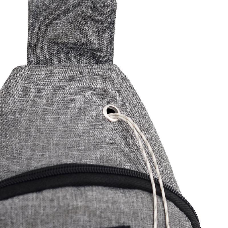 New men's chest bag diagonal bag travel small backpack cross-body bag multi-functional fashion casual men's bag