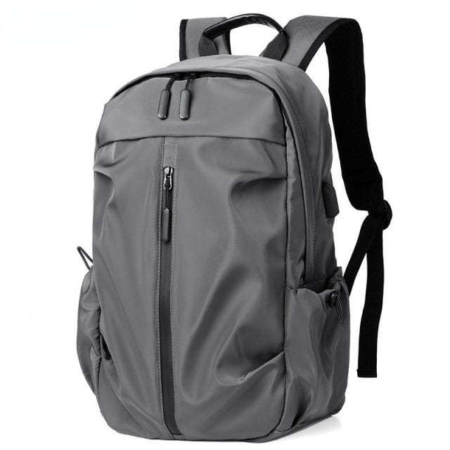 Men Backpack Black  New Nylon Waterproof Outdoor Teens Sports Bag Male USB Business Travel Package Youth School Backbag
