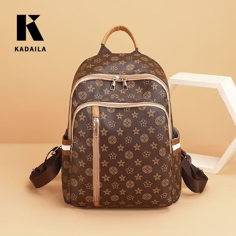 Fashion Bag Leather Backpack Laptop Women for School College Student Girls Ladies Travel Backpack