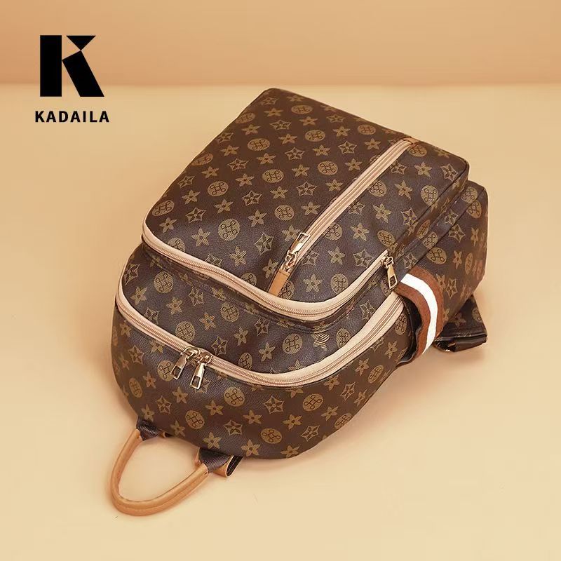 Fashion Bag Leather Backpack Laptop Women for School College Student Girls Ladies Travel Backpack