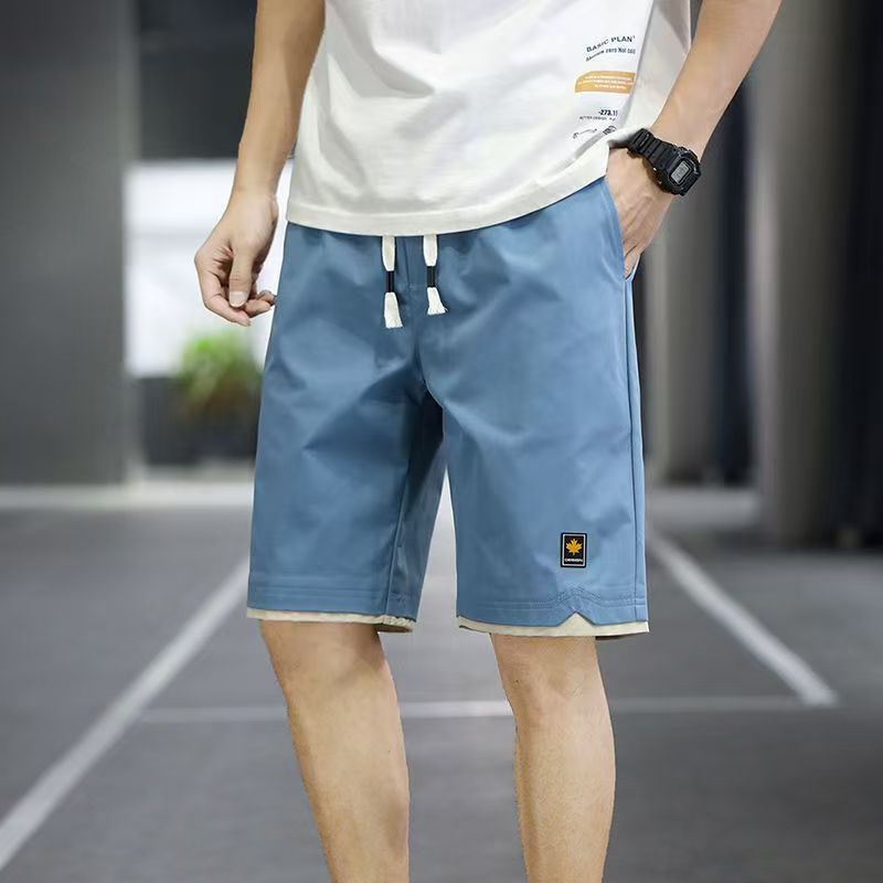 New summer men's casual shorts youth shorts horse pants plus size beach pants men's sports pants versatile shorts