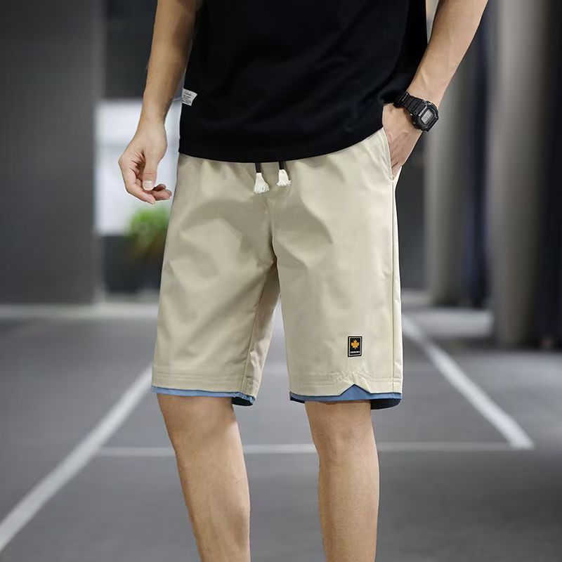 New summer men's casual shorts youth shorts horse pants plus size beach pants men's sports pants versatile shorts