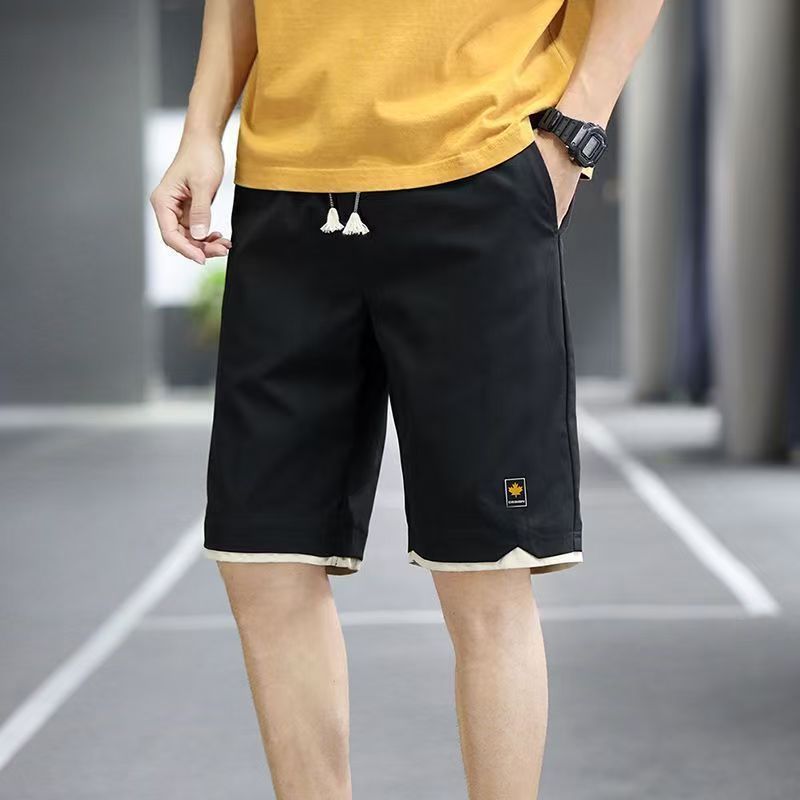 New summer men's casual shorts youth shorts horse pants plus size beach pants men's sports pants versatile shorts