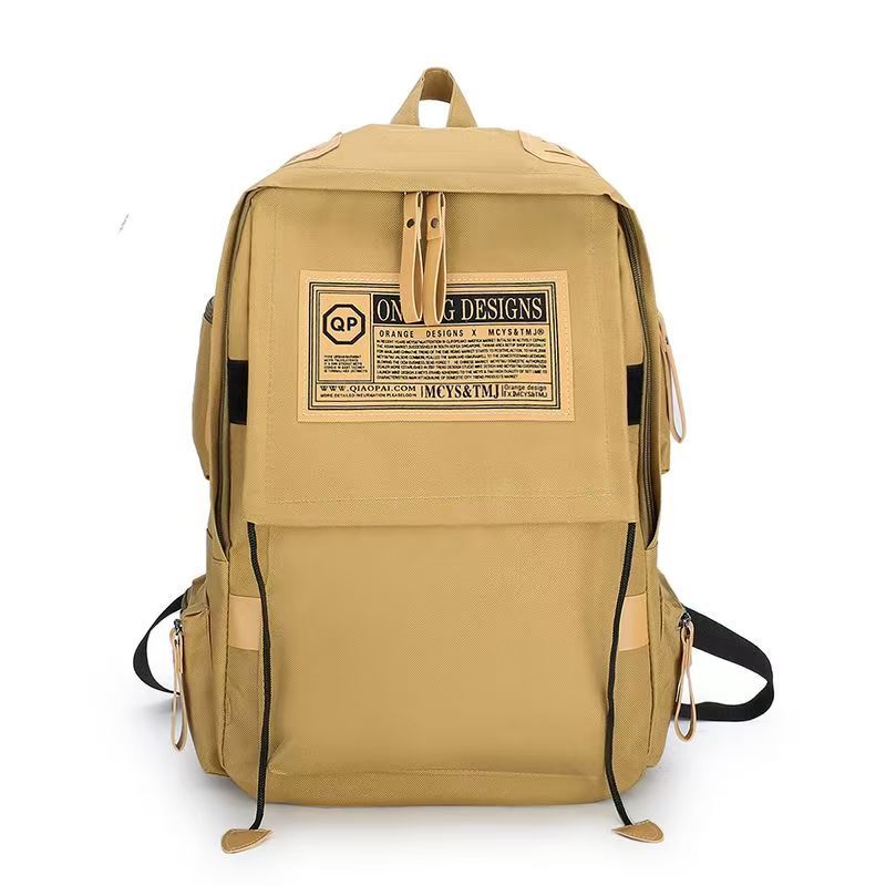 High quality men's and women's canvas Shoulders Bag schoolbag large capacity travel computer backpack