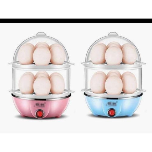 Double-Layer Electric Egg Boiler & Steamer for Quick Meals