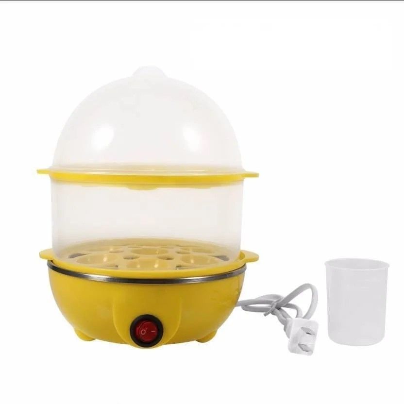 Double-Layer Electric Egg Boiler & Steamer for Quick Meals