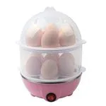 Double-Layer Electric Egg Boiler & Steamer for Quick Meals
