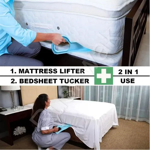 2 pieces Ergonomic Bed Sheet Tucker & Mattress Lifter Tool