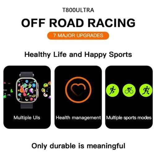 D-P9 unisex Smartwatch Waterproof, supports calls, Android/IOS comes with headphones, a Bluetooth speaker, 7straps, an OTG Lighting to type-C transit port, wireless charger plus a high display watch