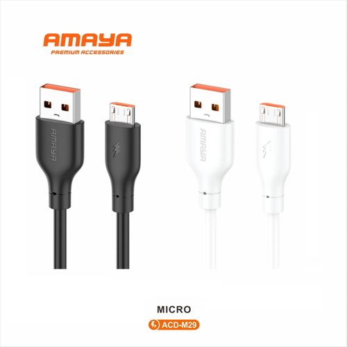 ORIGINAL HIGH QUALITY Amaya ACD-M29 2.1A fast charging and data transfer micro USB cable