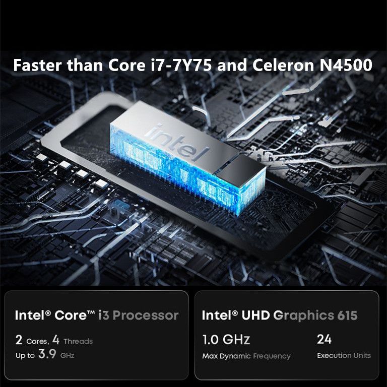 [New Year Sale] Brand New Chuwi Laptop Corebook i3 10th Ultrabook: (kama i7 7th) 14" Full HD Large Screen 256GB+16(8+8)GB WINDOWS 11 WiFi6 Bluetooth 5.2 Slim Lightweight Ultrabook