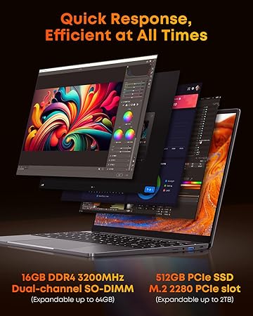 Brand New Chuwi Laptop CoreBook X 7430U 512GB+16GB 14" IPS Screen 2K Ultra-Smooth Multitasking Win 11 WiFi6 Bluetooth 5.2 65W USB-C PD Charging