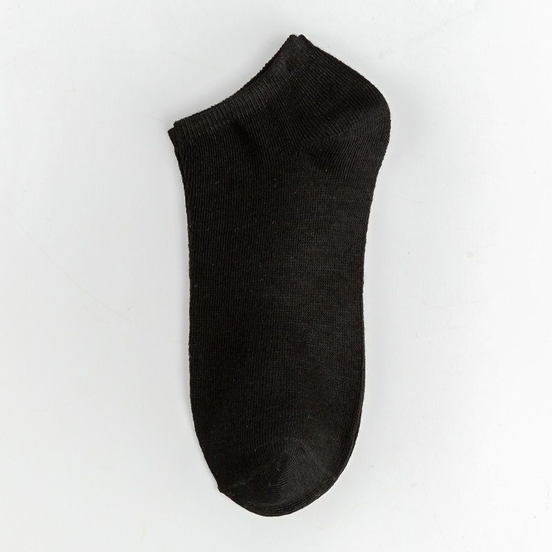 10 pairs of socks, men's sports socks, short tube socks, sweat-absorbent, lightweight and breathable