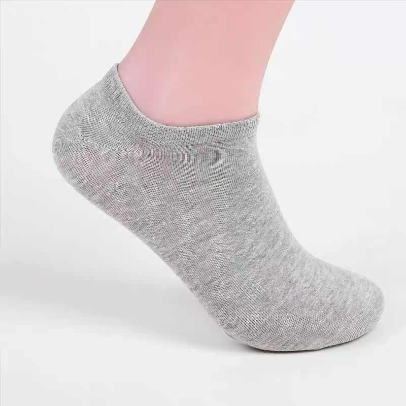 10 pairs of socks, men's sports socks, short tube socks, sweat-absorbent, lightweight and breathable