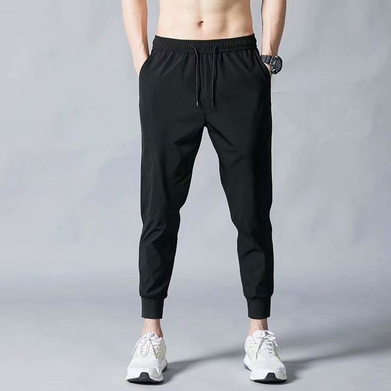 Corduroy plus velvet thickened men's work wear loose casual pants 2025 drawstring pants all-match sweatpants men's trousers trousers