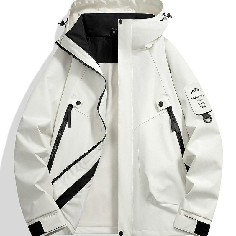 Spring and autumn thin single-layer jacket for men and women with the same outdoor hooded sports windproof and waterproof mountaineering suit tide brand