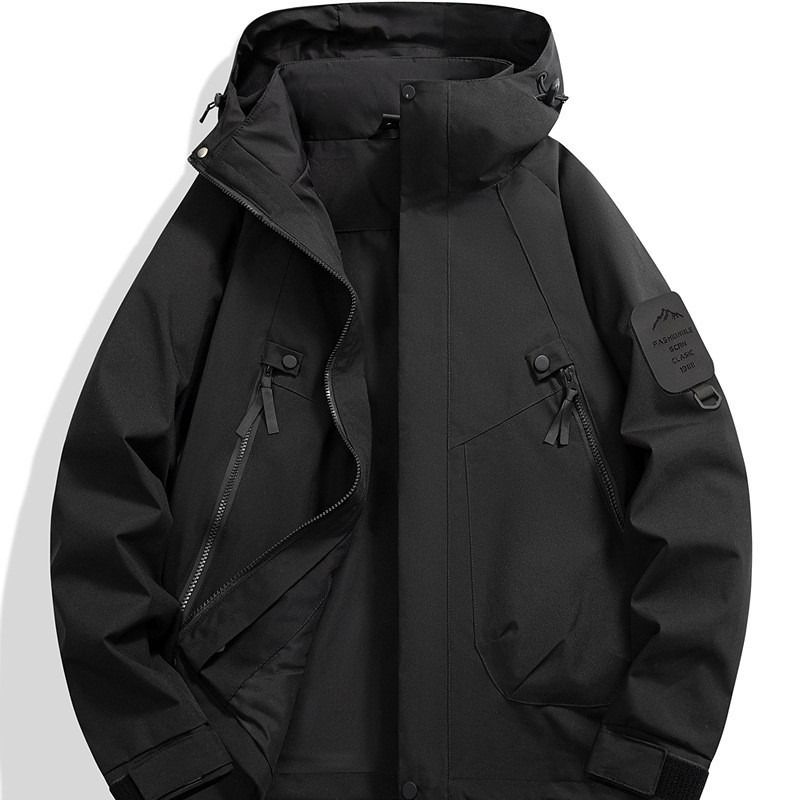 Spring and autumn thin single-layer jacket for men and women with the same outdoor hooded sports windproof and waterproof mountaineering suit tide brand