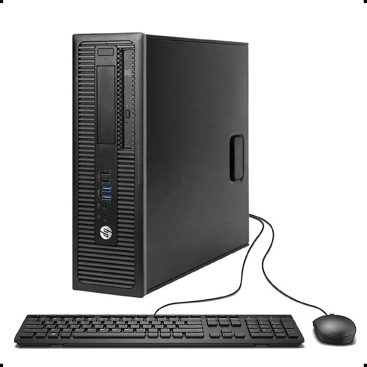 HP Refurbished EliteDesk 800 G1 4th Gen Core I5 8GB RAM 500GB HDD SFF Desktop + 19" DELL Monitor (complete setup)
MOUSE+KEYBOARD+VGA+2POWERCABLE