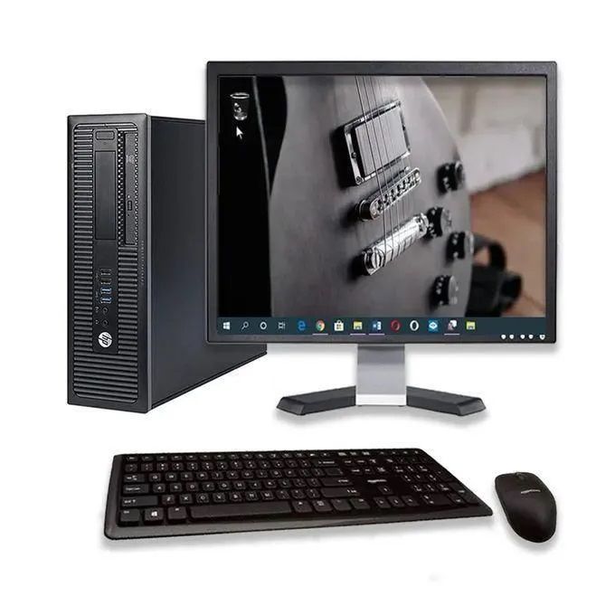 FREE GIFT {Complete Set with mouse and keyboard } Refurbished HP ProDesk 600 G1 INTEL CORE I5-4GB RAM, 500GB HDD-3.2GHz Desktop computer + 22" Monitor-Black