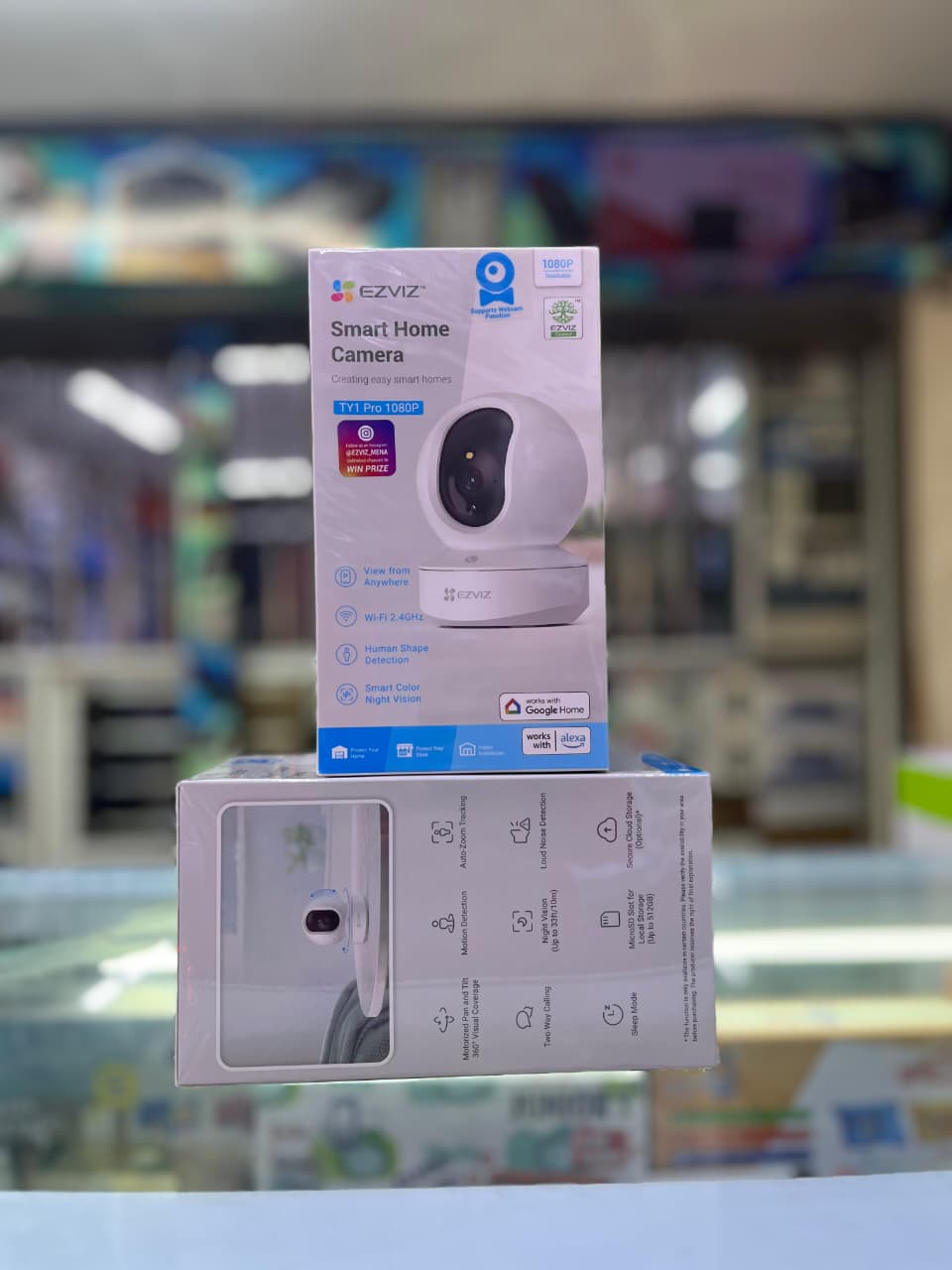 Ezviz TY1 pro Smart Home Camera 1080p
Smart Pan & Tilt
Connects to Wifi