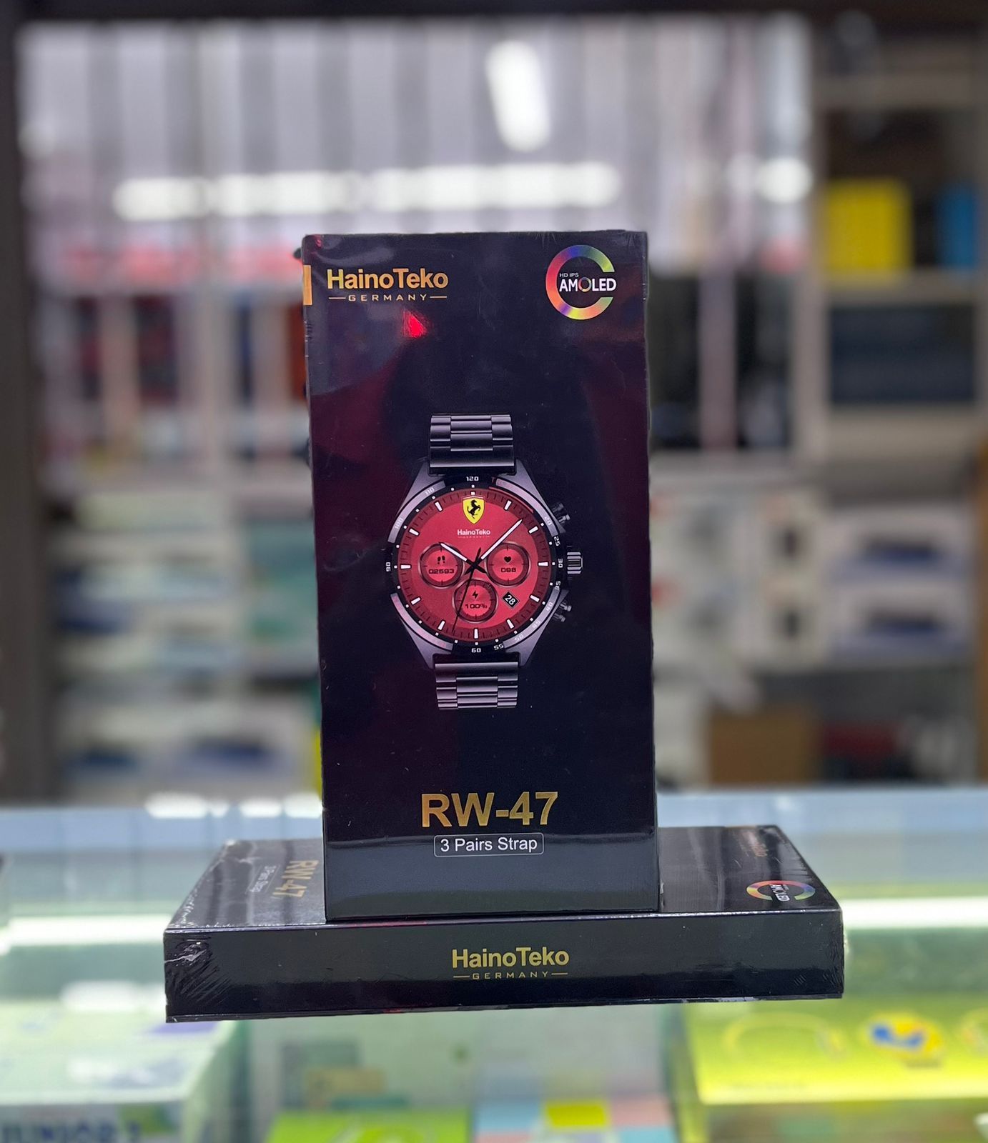 Hainoteko Smartwatch series RW 47 with 3 straps