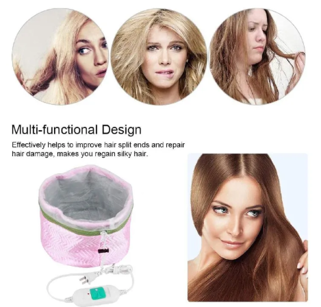 Thermal Steamer Hair Heat Cap Deep Conditioning Best Hair Heat Cap Electric SPA Hair Care Cap Hair Dryers & Accessories