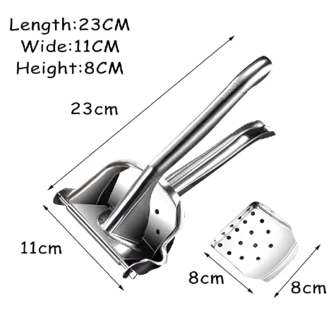 VERY HEAVY AND HIGH QUALITY METALLIC MANUAL FRUIT JUICER LEMON CITRUS JUICE SQUEEZER, JUICE EXTRACTOR PRESSER (SILVER)