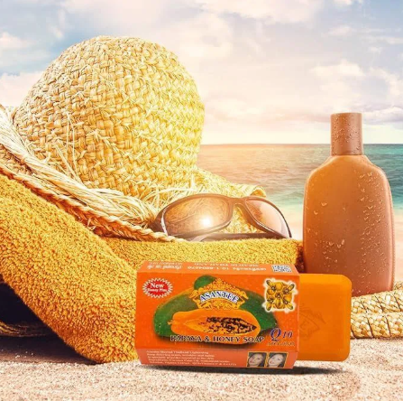 OFFER!! Original Asantee Papaya And Honey Anti Acne Soap - 125g (Pack of 1) – Nourishing, Natural Skincare for Smooth & Glowing Skin**Asante soap