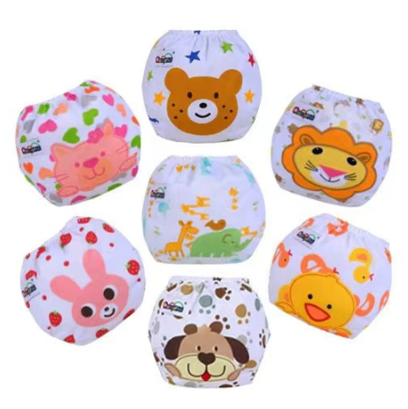 Baby Washable Diappers Waterproof Potty Training Pants Baby Toddler Kid Underwear Cloth Diaper
