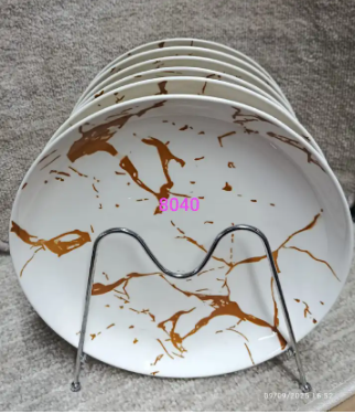 6pcs Ceramic Plates Set Premium quality & durable finish  Sleek modern design – perfect for any table setup  Ideal for daily use or special occasions  Easy to clean & long-lasting